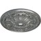 Ekena Millwork Flagstone Ceiling Medallion (Fits Canopies up to 3 7/8"), 30"OD x 3 7/8"ID x 3 1/4"P, Silver CM30FLSLS - alternate 4